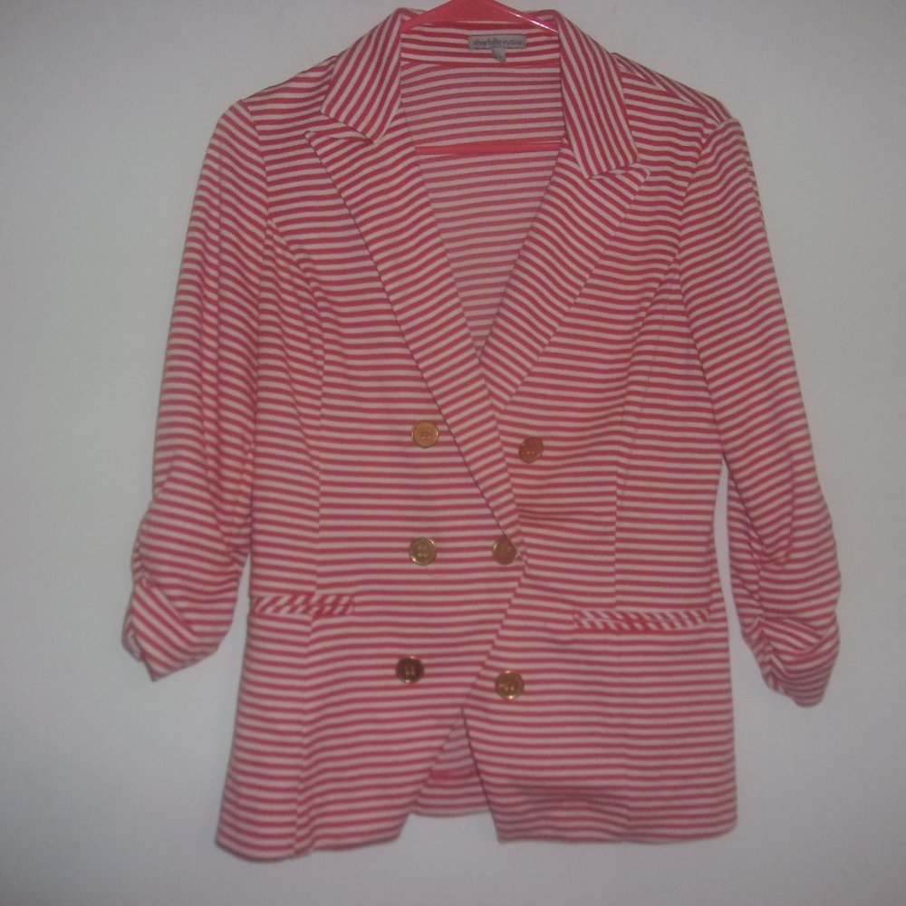 Striped Stretch Jacket